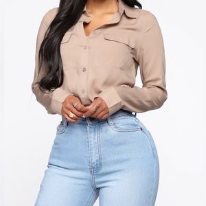 Button down shirt from fashion nova